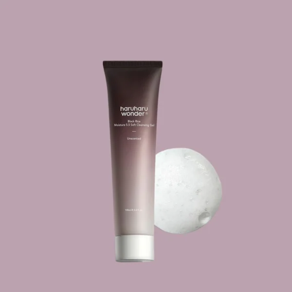 HARUHARU WONDER Black Rice Moisture 5.5 Soft Cleansing Gel – švelnus veido prausiklis-SKINSET2